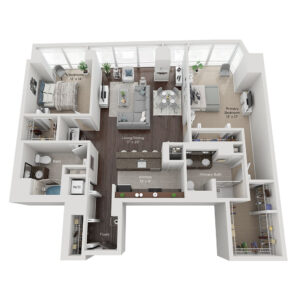 Large Two Bed Style (M) Apartment for rent in Chicago