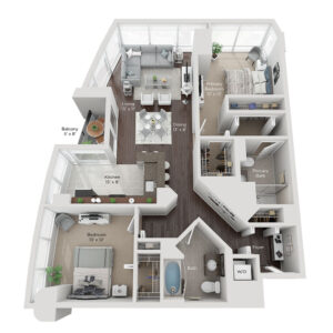 Two Bed Style (G) Apartment for rent in Chicago