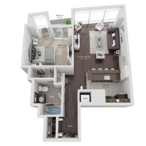 One Bed Style (B) Apartment for rent in Chicago