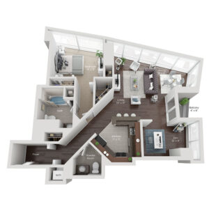 One Bed W/Den Style (L) Apartment for rent in Chicago