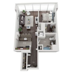 Jr. One Bed Style (C) Apartment for rent in Chicago